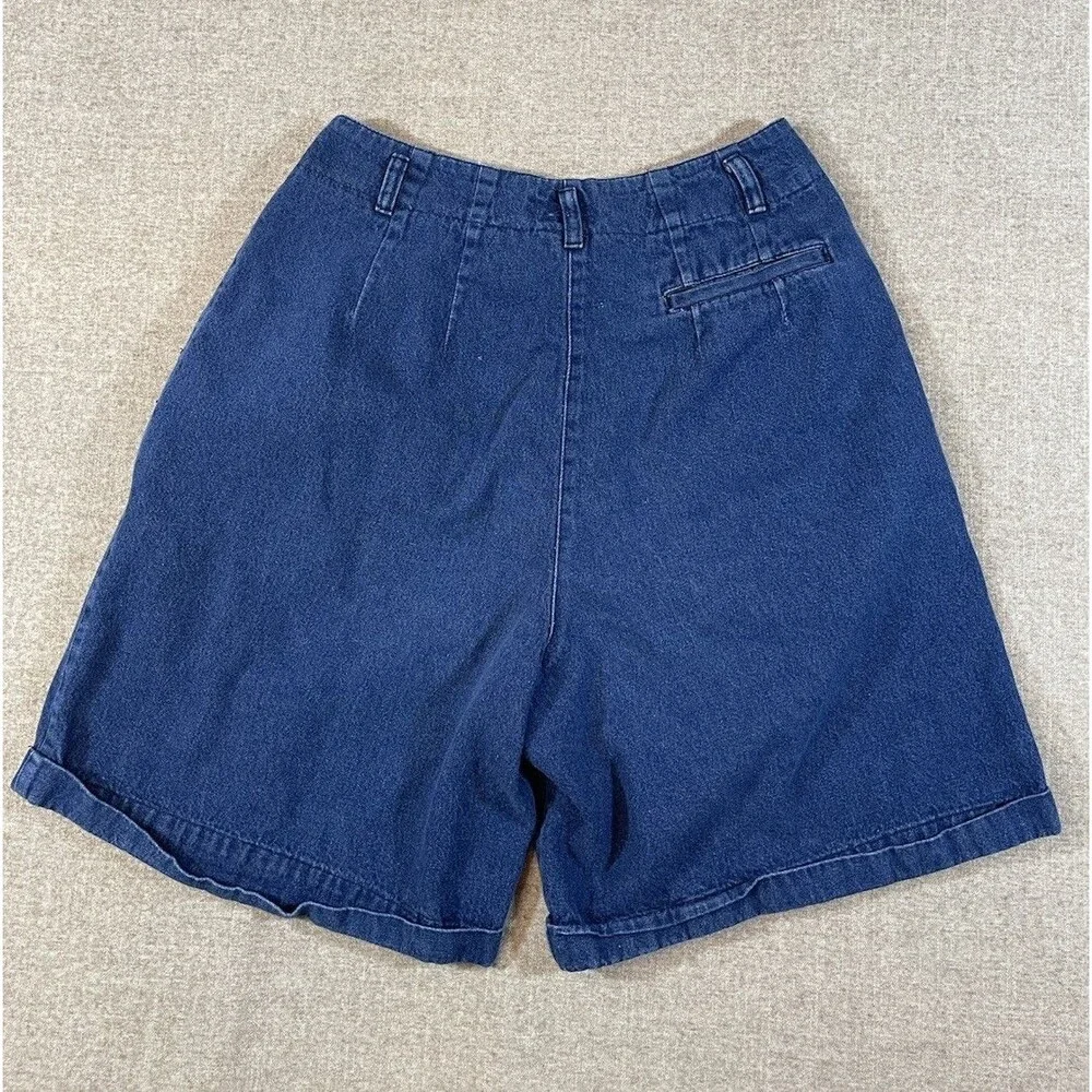 Abercrombie & Fitch Blue Denim Shorts Women’s Size 8 Vintage Vtg Summer